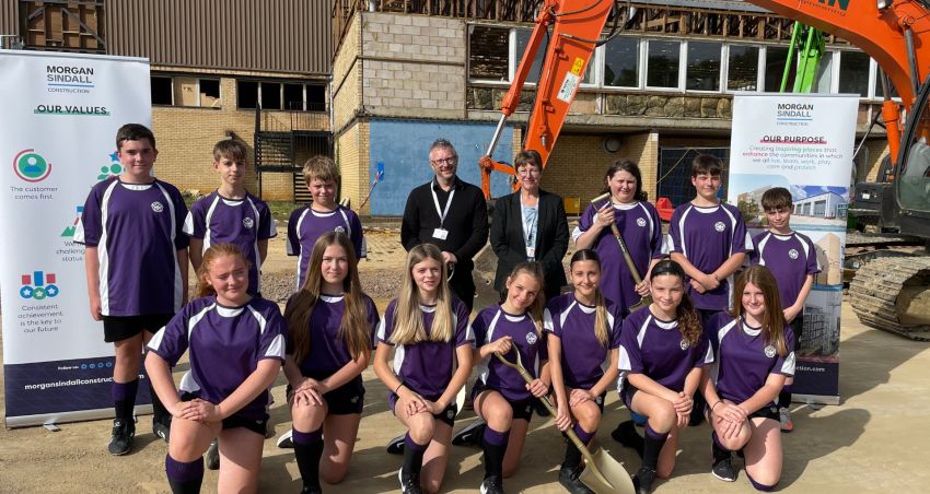 Work gets underway on new £10m Prince William School sports hall